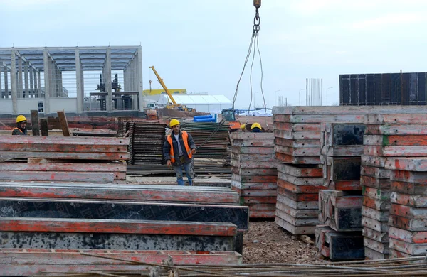 Construction of building in Sofia, Bulgaria Nov 24, 2014 — Stock Photo, Image