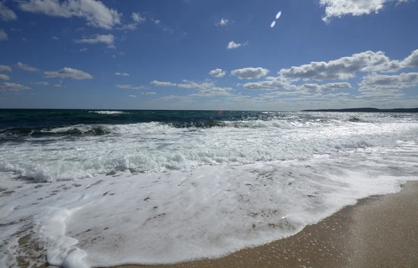 Strand og sjø – stockfoto