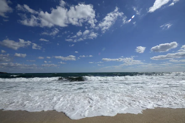 Strand og sjø – stockfoto