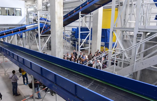 Waste recycling plant. Big plant for processing of household waste in Sofia, Bulgaria on 16 Sept. , 2015 — Stock Photo, Image