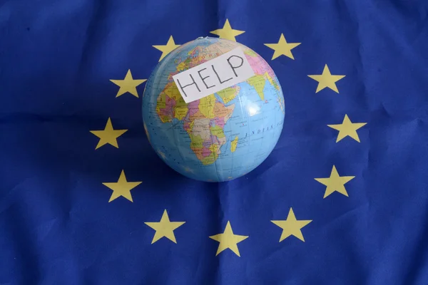 European Union, EU, emigrants, help — Stock Photo, Image