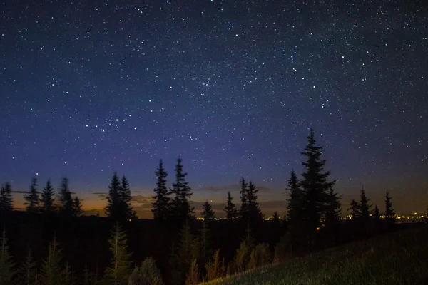 Stars in the Carpathian Mountains