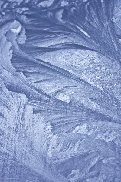 Frost pattern on window — Stock Photo, Image