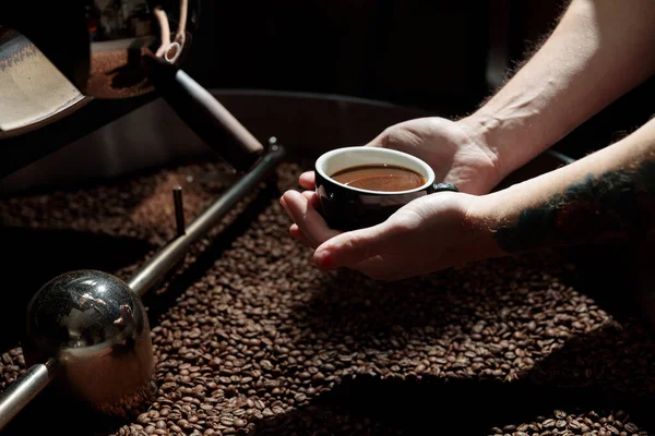 Professional coffee roasting process