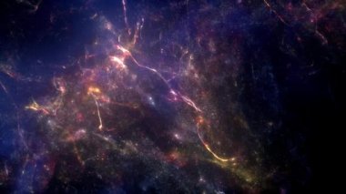 Uçan yıldız alanı Bulutsusu aracılığıyla.