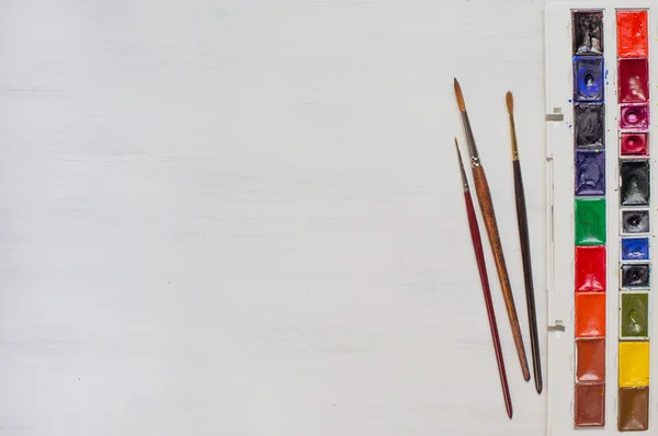 Renkler farklı suluboya Boya fırçaları