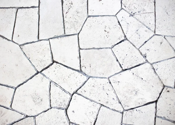 Vit vägg från sten — Stockfoto