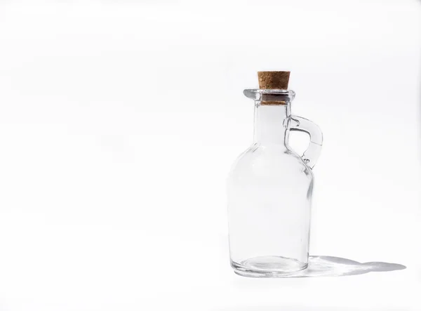 Empty oil bottle with bottleneck — Stock Photo, Image