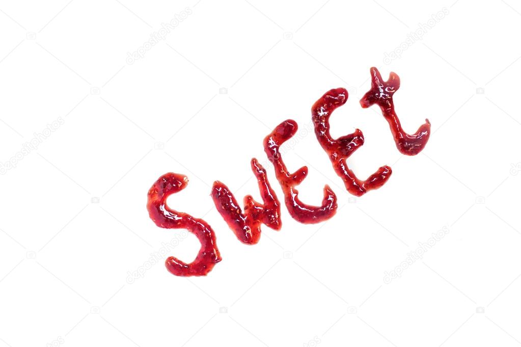 word sweet spelling with jam