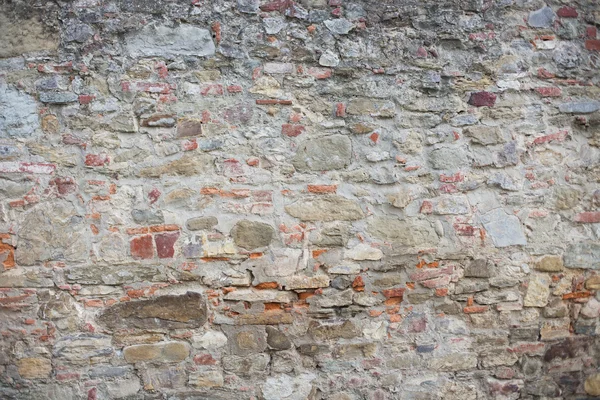 Antique street wall from bricks in Arezzo, Italy — Stock Photo, Image