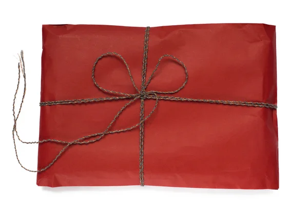 Rote Geschenkverpackung. — Stockfoto
