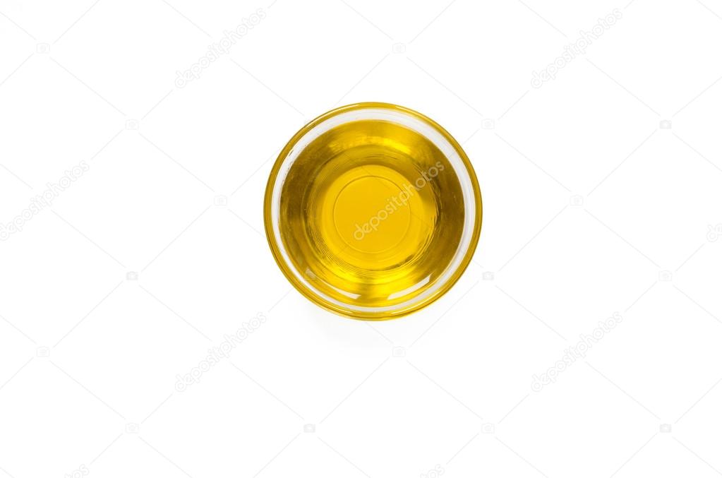Olive oil in the plate