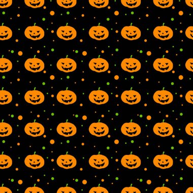 Cadılar Bayramı kusursuz. Siyah arka planda balkabağı. Cadılar Bayramı konsepti