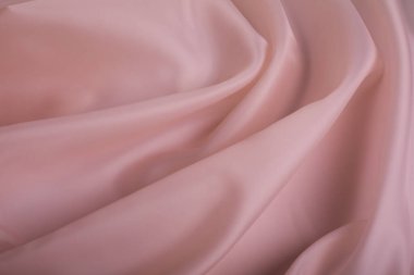 Pembe kumaş arka plan, soyut ve basit, dalga 