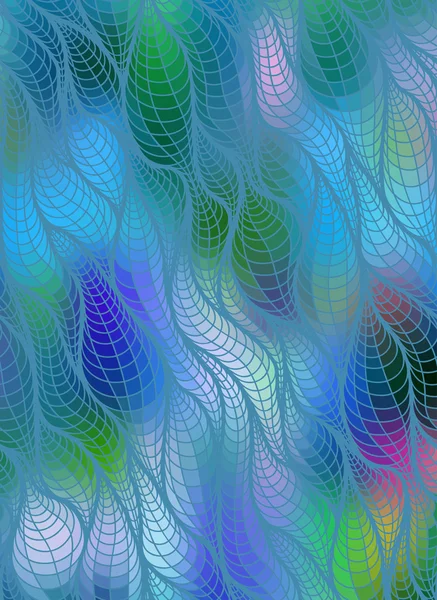 Fond d'onde vectorielle de lignes dessinées à la main doodle — Image vectorielle