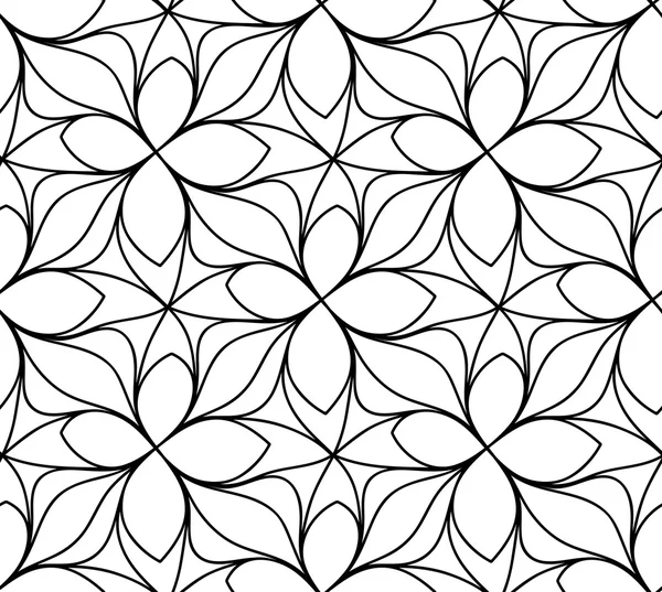 Fundalul floral vector al liniilor desenate — Vector de stoc