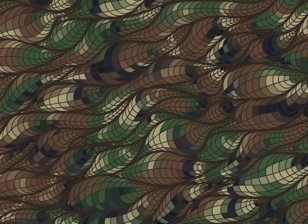 Векторне хвильове тло намальованих ліній — стоковий вектор