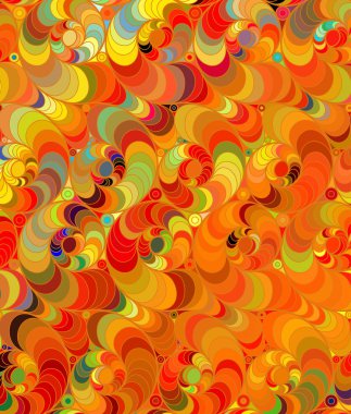 Karalama el çizimlerinin vektör dalga arkaplanı