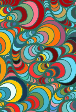 Karalama el çizimlerinin vektör dalga arkaplanı