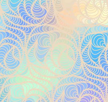 Karalama el çizimlerinin vektör dalga arkaplanı