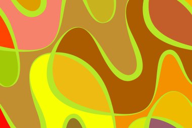 Karalama el çizimlerinin vektör dalga arkaplanı