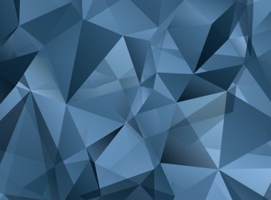 mavi üçgen arka plan