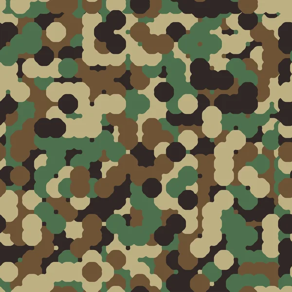Résumé Vecteur sans couture arrière-plan de camouflage militaire — Image vectorielle