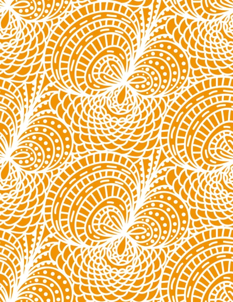 Vector wave background of doodle drawn lines — Stock Vector