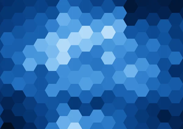 Αφηρημένα φόντο μπλε εξάγωνο — Διανυσματικό Αρχείο