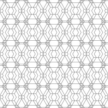 Vektör soyut kesintisiz geometrik İslami duvar kağıdı. 