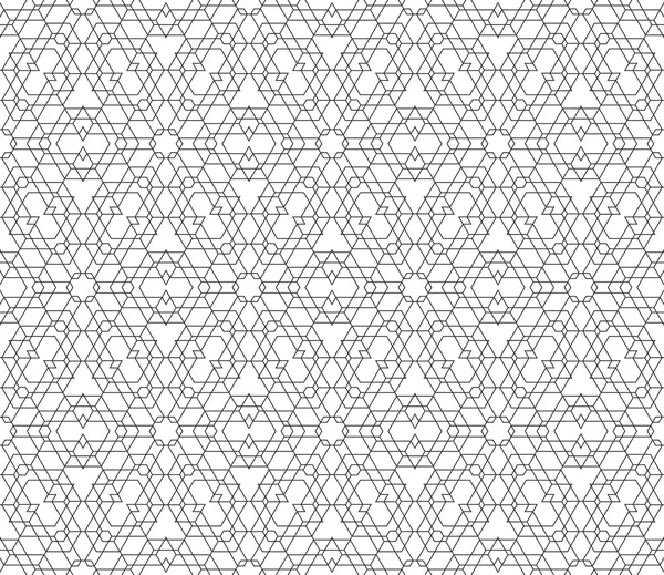 Vector Abstract fără sudură Geometric Islamic Wallpaper . — Vector de stoc