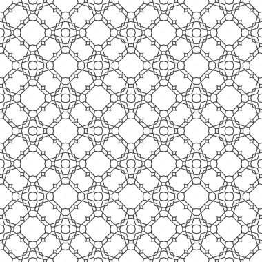 Vektör soyut kesintisiz geometrik İslami duvar kağıdı. 