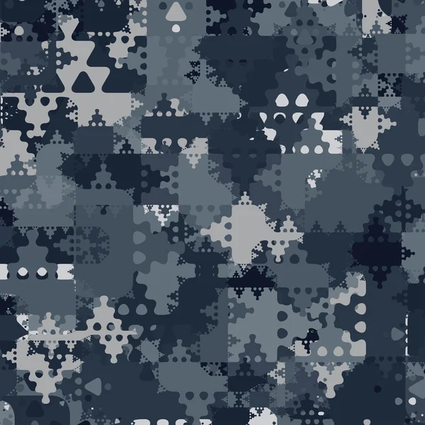 Abstract Vector Military Camouflage Background — Stock Vector