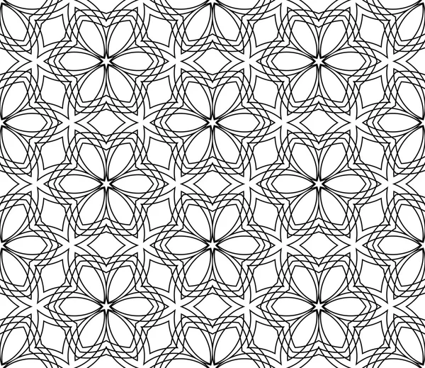 Vector abstracte naadloze geometrische islamitische Wallpaper. — Stockvector