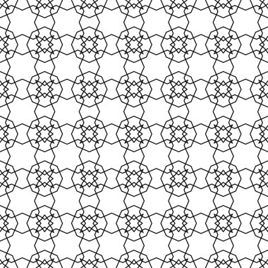 Vektör soyut kesintisiz geometrik İslami duvar kağıdı. 
