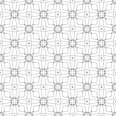 Vektör soyut kesintisiz geometrik İslami duvar kağıdı. 