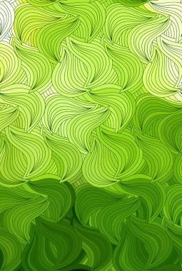 Vektör dalga arka planını doodle çizilmiş çizgiler