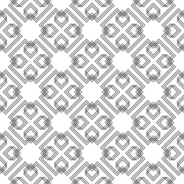 Vektör soyut kesintisiz geometrik İslami duvar kağıdı. 