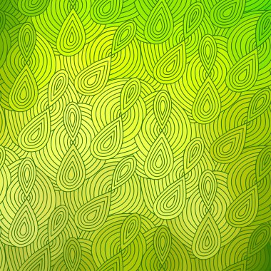 Vektör dalga arka plan çizilmiş çizgiler