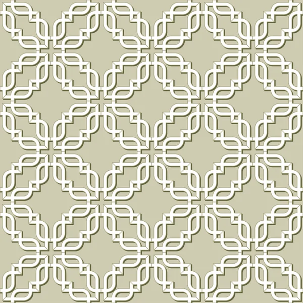 Vector abstracte naadloze geometrische islamitische Wallpaper. — Stockvector