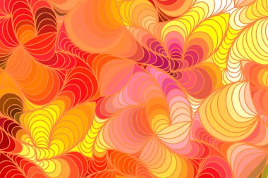 Vektör çiçek arka planını el çizilmiş çizgiler