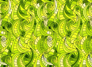 Vektör kesintisiz dalga arka plan çizilmiş çizgiler