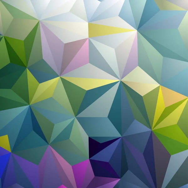 Kolorowy trójkąt abstrakcyjne tło — Wektor stockowy