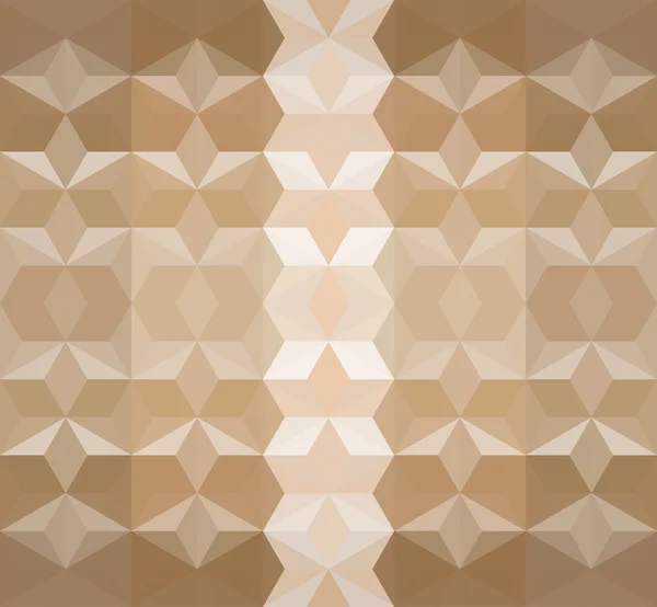 Fondo abstracto triángulo sin costura marrón — Vector de stock