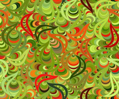 Vektör çiçek sorunsuz arka plan çizilmiş çizgiler