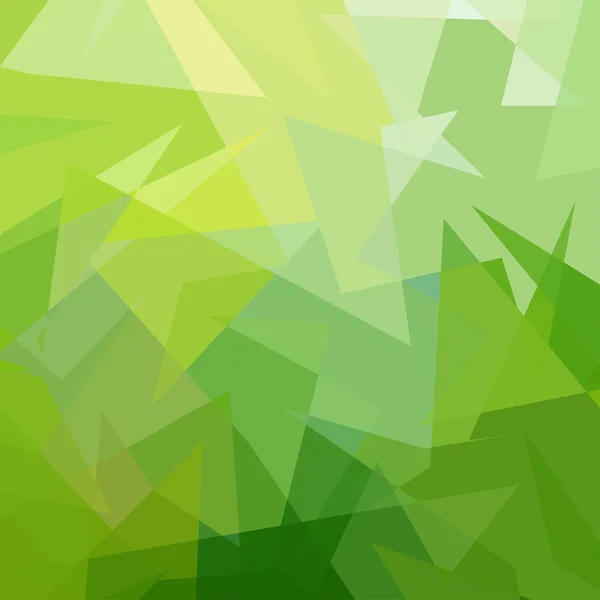 Triângulo verde Fundo abstrato — Vetor de Stock