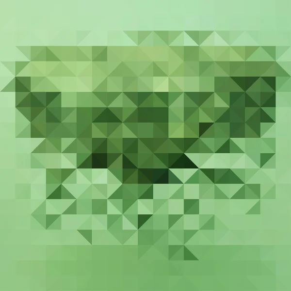Зелений трикутник Абстрактний фон — стоковий вектор