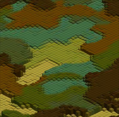 Infographic izometrik vektör grafik