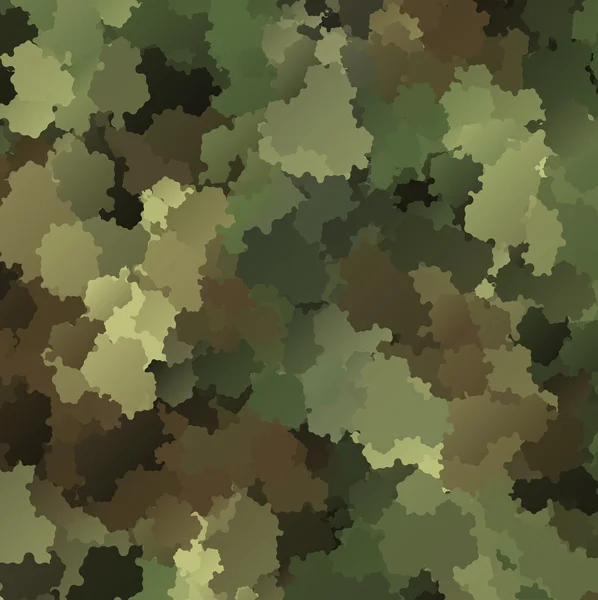 Abstract Vector Military Camouflage Background — Stock Vector