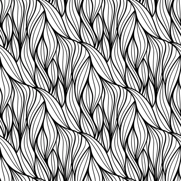 Fond floral vectoriel de lignes tracées — Image vectorielle